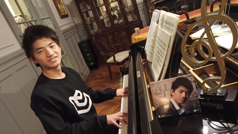 LE PARISIEN: Fontainebleau: le prodige du piano Paul Ji monte en gamme